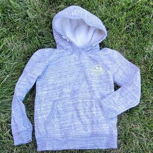 H&M L.O.G.G. Fleece Lined Soft Pullover Hoodie Drawstring 8-10